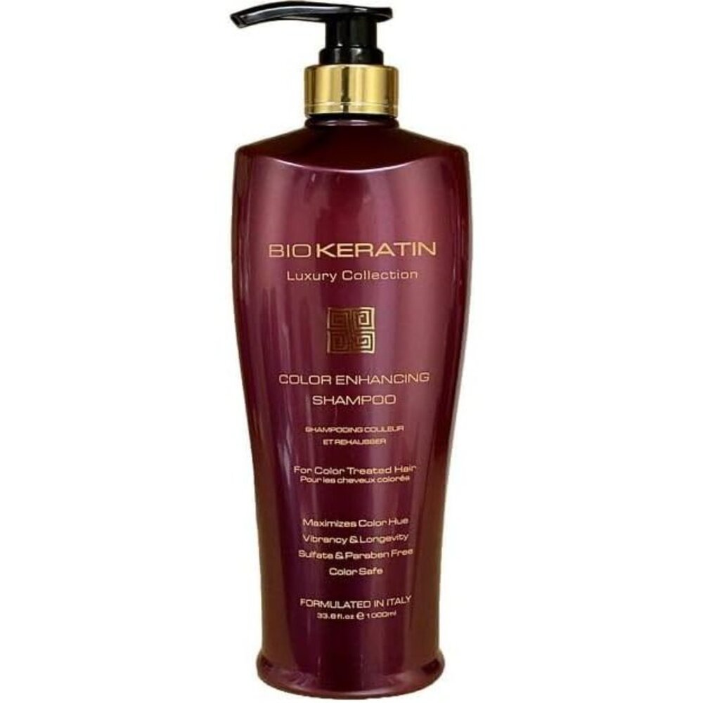 NEW Bio Keratin Luxury Collection Color Enhancing Shampoo 33.8 fl.oz.